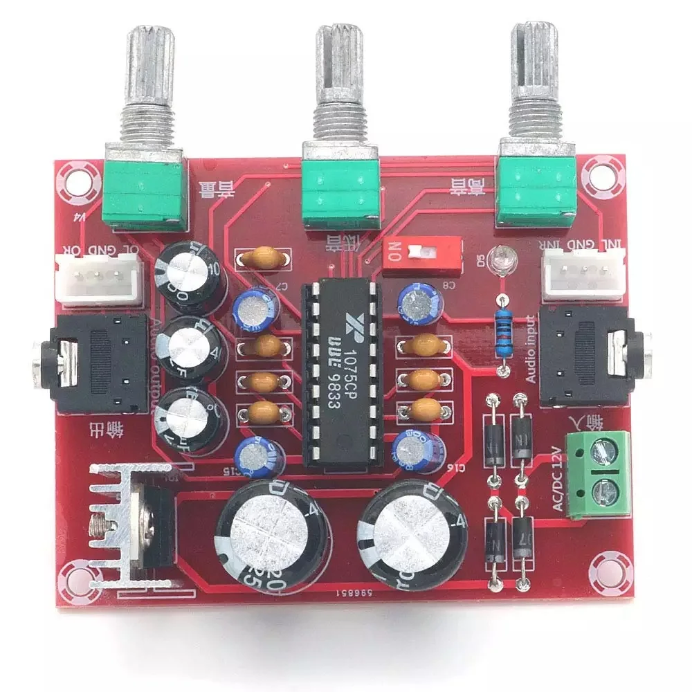 BBE XR1075 плата предварительного усиления звука регулировка высоких басов