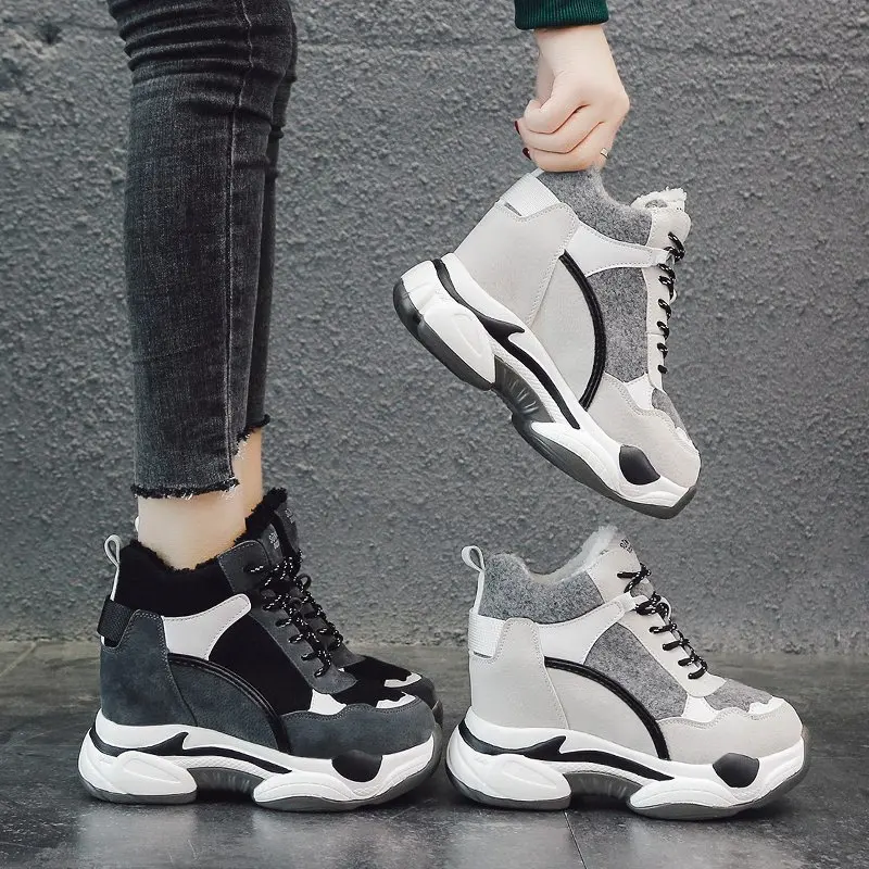 

New Winter Women's Sneakers Platform Vulcanize Shoes Breathable Casual Running Winter Shoe for Woman Female Zapatillas Mujer