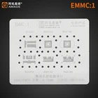 Amaoe EMMC1 EMMC2 BGA реболлинговый трафарет для Nand флеш-память EMMC EMCP UFS BGA162 BGA186 BGA254 BGA221 BGA153 BGA169 Оловянная сетка для растений