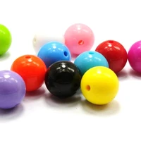 30 mixed bubblegum color acrylic round beads 16mm0 62 smooth ball
