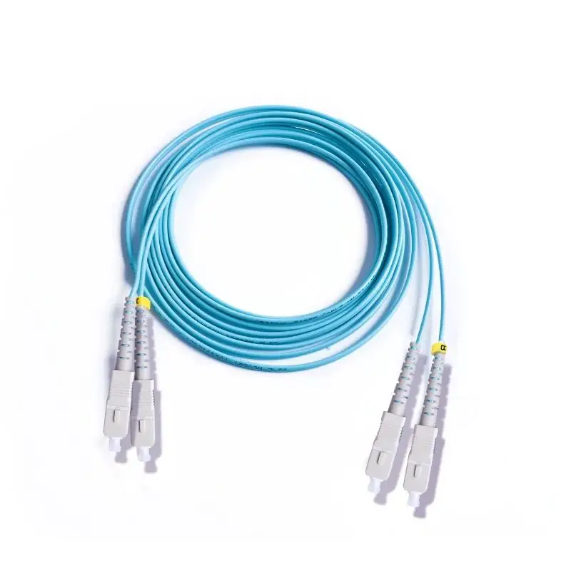 SC/UPC многорежимный волоконный кабель OM3 дуплексный сетевой шнур 3 м 5 10 25