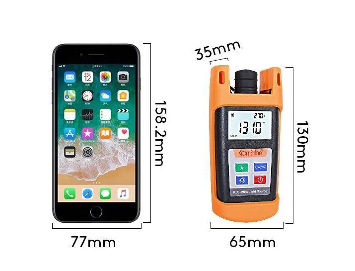 FTTH KLS-25 тестер волоконно-оптического кабеля и одномодовый оптоволоконный