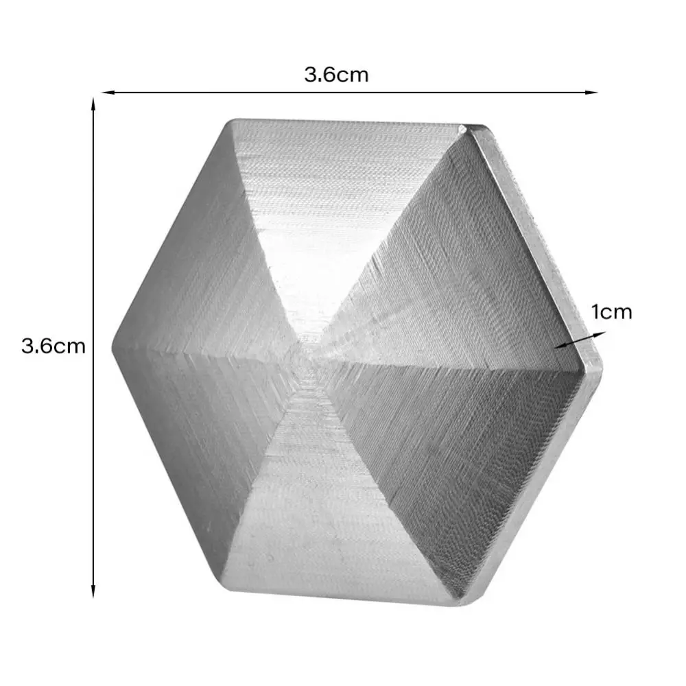 

2021 New Creative Toy Mini Magic Metal Square Hexagon Desktop Stress Relief Hand Finger Spinning Toy Exquisite Collection Decor