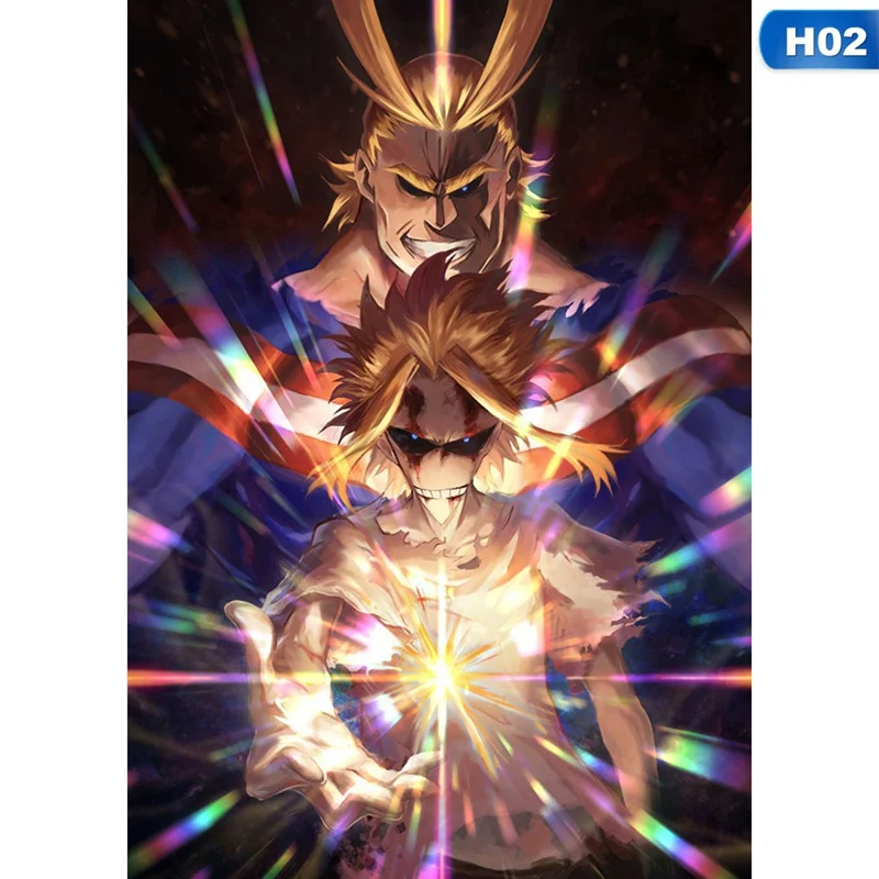 

A Janpnese Anime My Hero Academia Scroll Painting Wall Hanging Poster Canvas Poster Wall Picture Home Art Decoration