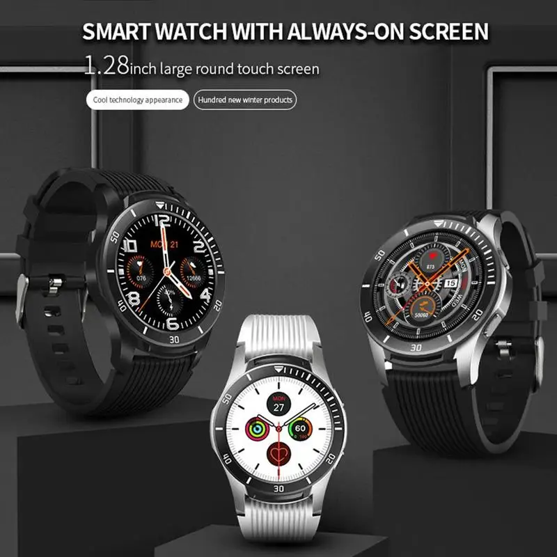 

Men Smart Watch GT106 Touch Heart Rate Monitor Call Sports IP68 Android Waterproof Smartwatch Women Reminder Fitness For IO Q9D3