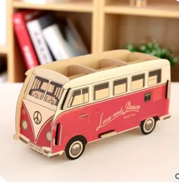 

Korea DIY pencil box office desktop stationery pencil box storage rack Bathroom Shelves