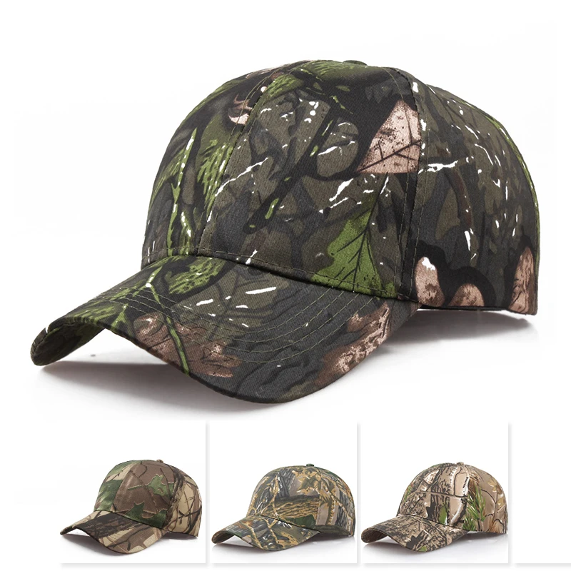 Новинка камуфляжная бейсболка рыболовная Кепка Мужская Уличная охотничья