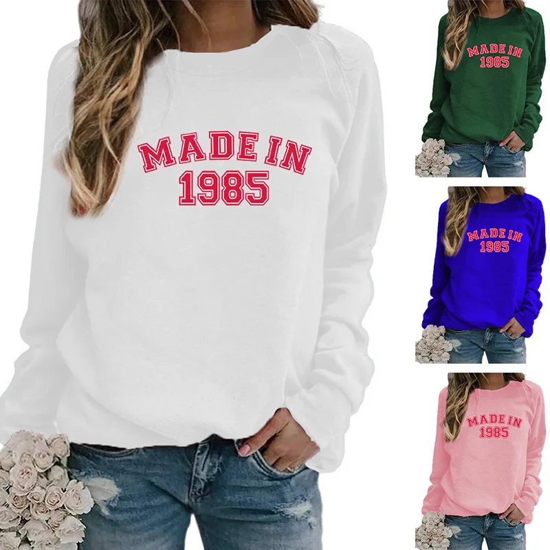 

Женский свитшот с принтом, в стиле Харадзюку