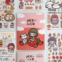 20setlot memo pads sticky notes abu cute girl diary scrapbooking stickers office school stationery notepad