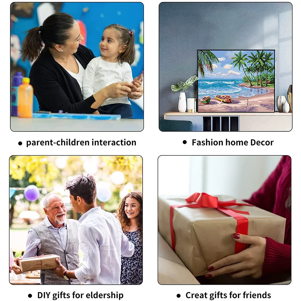 Вышивка морской пейзаж стул 11CT вышивка крестиком узоры рукоделие Вязание