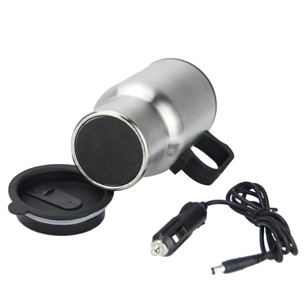 Портативная дорожная чашка большой емкости 12 В кофейная кружка с термоизоляцией