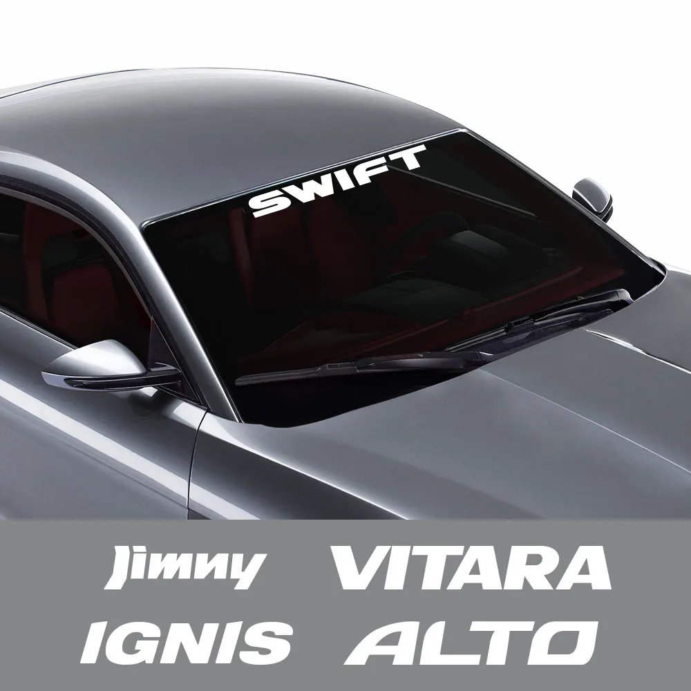 Наклейки на лобовое стекло автомобиля для Suzuki Swift Jimny Baleno Vitara Alto Ignis SX4 Samurai Grand Ciaz
