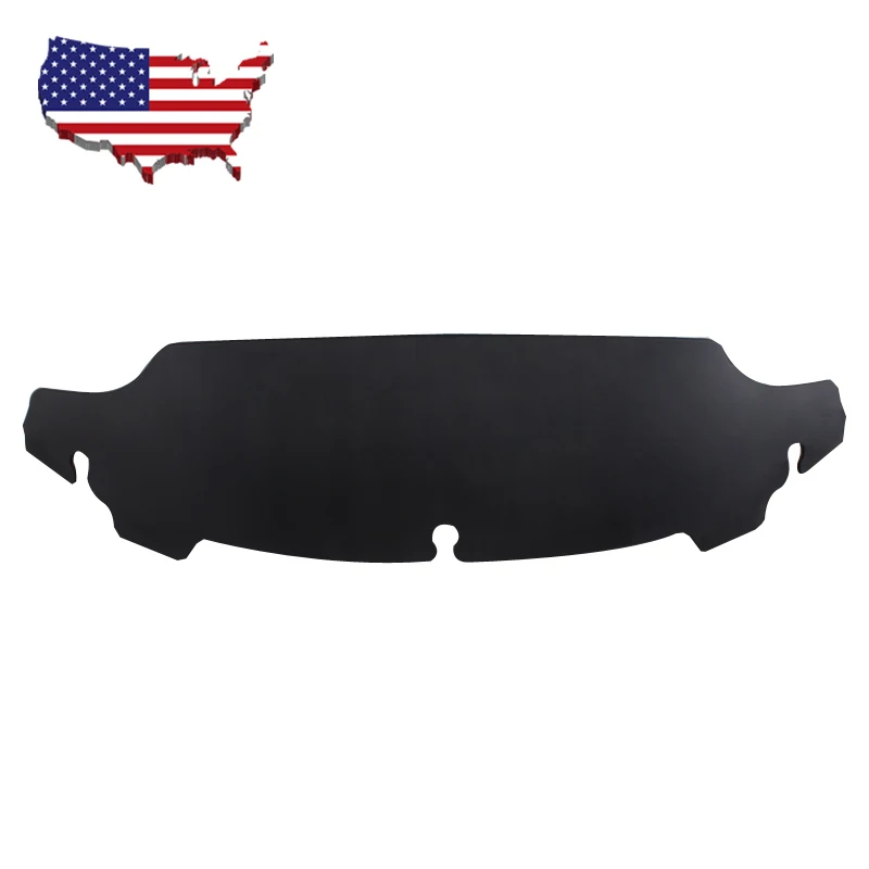 

Motorcycle 4.5" inch Black Windshield Upper Fairing Wind Deflector For Harley 2014-up Electra Street Glide Touring Bike