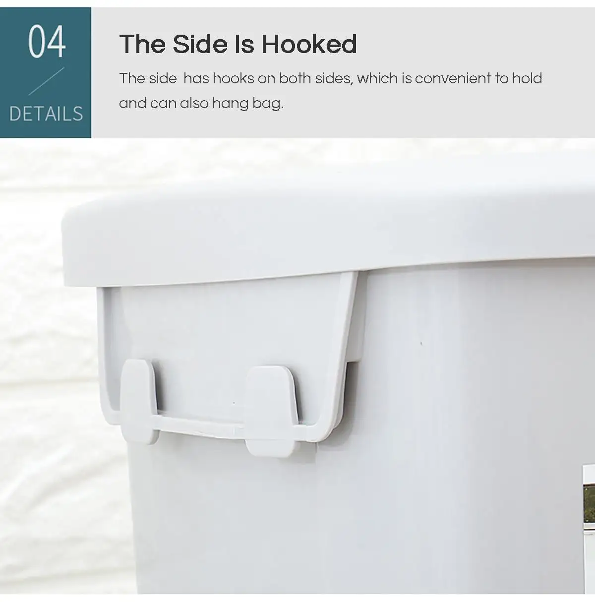 

2 Layer Classification Trash Can Kitchen Plastic Dustbin Wet and Dry Push Button Recycle Stacked Sorting Rubbish Bin With Wheel