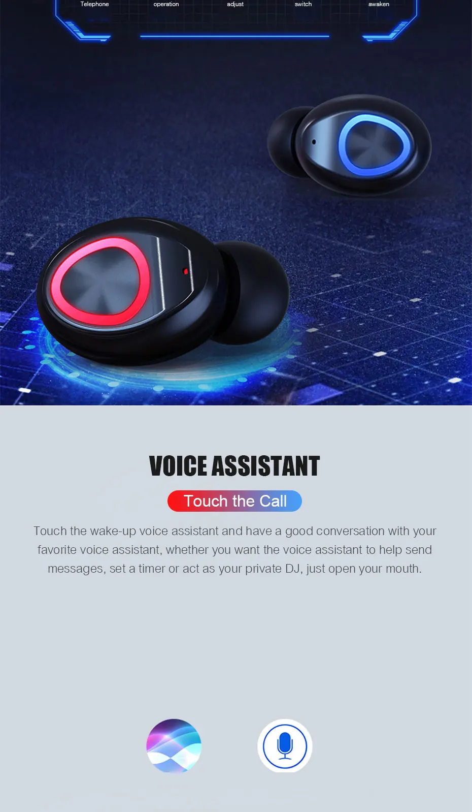 V10 беспроводные Bluetooth наушники с сенсорным стерео TWS Bluetooth 5,0 цифровой светодиодный дисплей с зарядным устройством для спортивных наушников