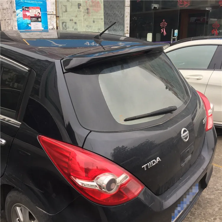 Спойлер для Versa 2006 2010 Nissan Tiida спойлер YCK из АБС пластика цвет заднего крыла
