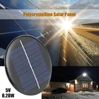 Круглый солнечный Панель доска 12 шт. 60 мм 0,28 W 5V DIY Мощность банк Батарея сотовый зарядные устройства Портативный мини солнечные системные аксессуары и запчасти к ним, новый дизайн