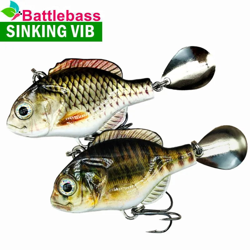 

BATTLEBASS Sinking 3D Fish Eyes 60mm 35g Fishing Lure Bass Lure Hard Bait Lifelike Artificial Wobblers Full Swimming Layer