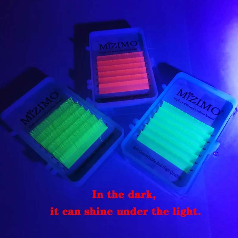 

Новые разнообразные цветные светящиеся накладные ресницы, мягкие длительные ресницы могут сиять в середине ночи или под лампой