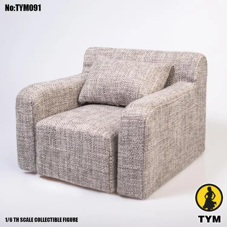 

1/6 TYM091 Trendy Fabric Sofa Single Collectible Scene Model Toy