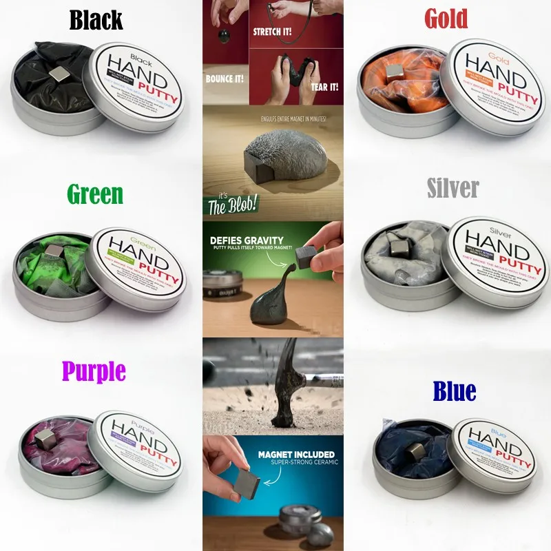 1 шт. креативная ручная шпатлевка бренд Сделай Сам слизи плейтесто Магнитная