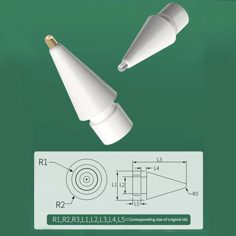 3 шт. новый металлический сменный наконечник для Apple Pencil 1-го поколения карандаша