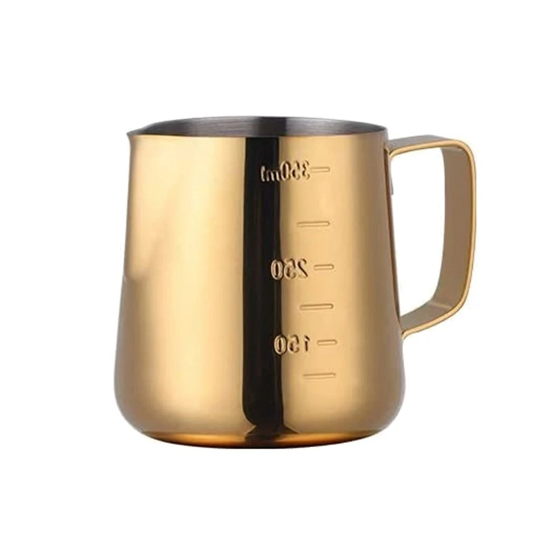

Stainless Steel Coffee Milk Frothing Cup Pitcher Jug with Scale for Home Coffee Latte Art Milk Jugs