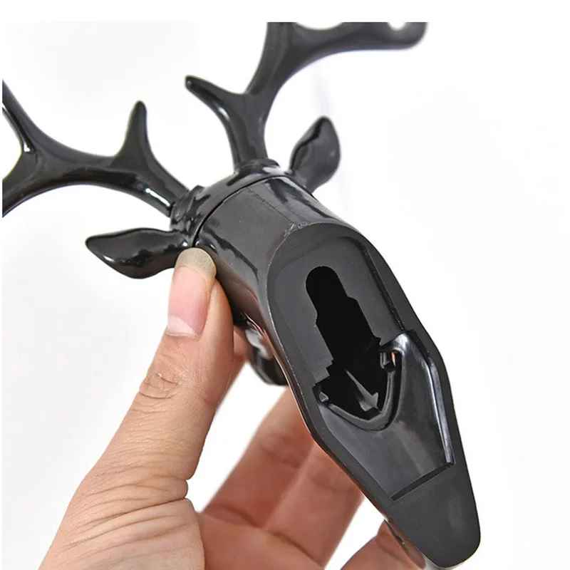 Настенный крючок для ключей вешалка в винтажном стиле с рогами оленя домашний