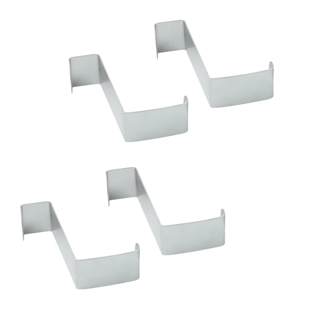 4 шт./лот крючок на дверь из нержавеющей стали для домашнего кухонного шкафа