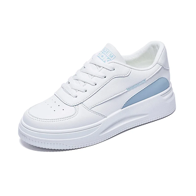 

PU White Sneakers Women Tennis Platform Sneakers Woman Vulcanize Shoes Women Flats 2021 Designer Casual Shoes Woman Fashion New
