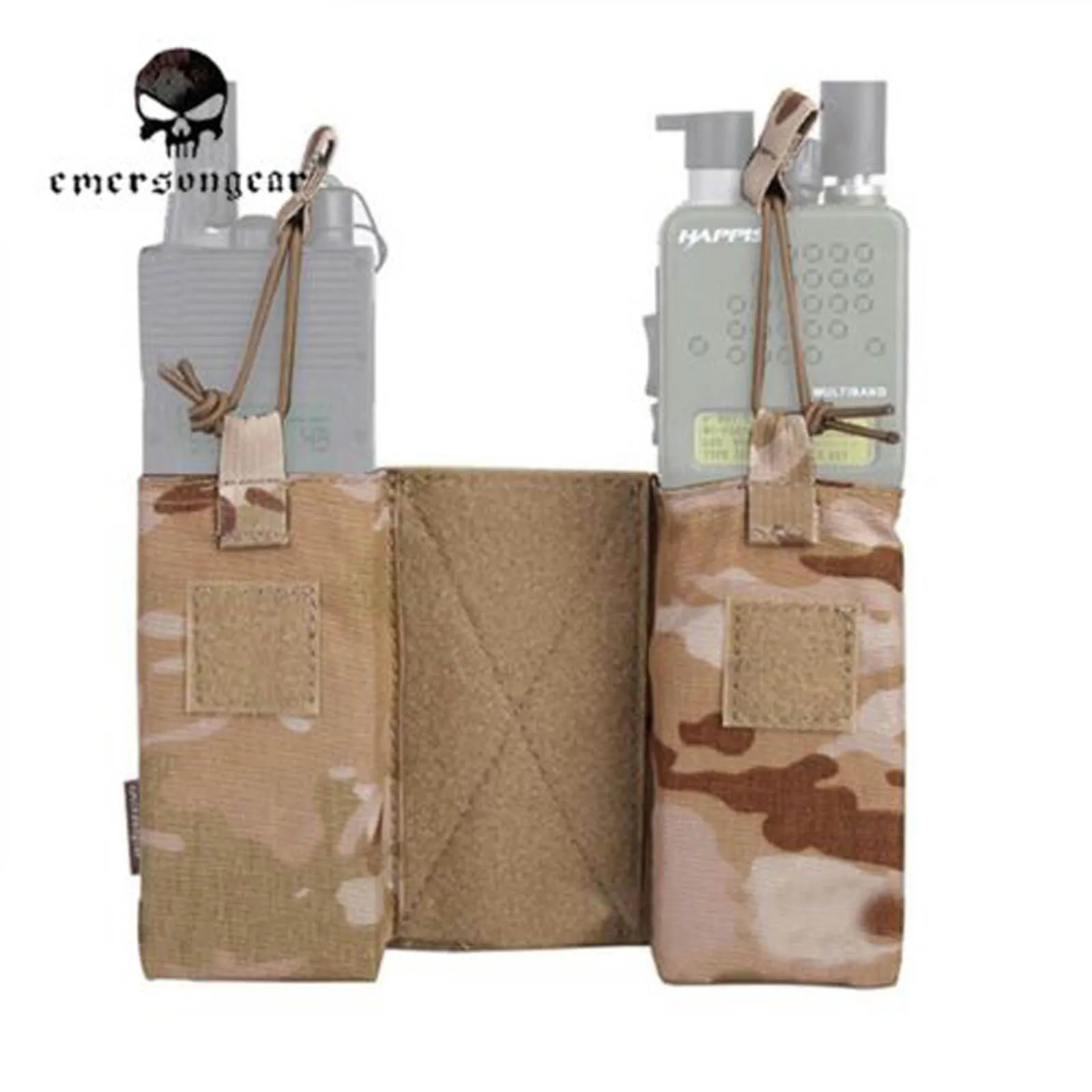 EMERSON MOLLE JPC радиостанция MBITR Pouch Set Utility Military double Radio Bag EM8333 | Спорт и развлечения