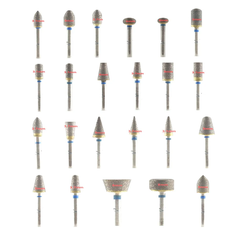 

1PC Dental Diamond Fully Sintered Durable Trim Polish Smoothly Especial For Ceramics Resin Metal Alloy 2.35MM Medium Coarse