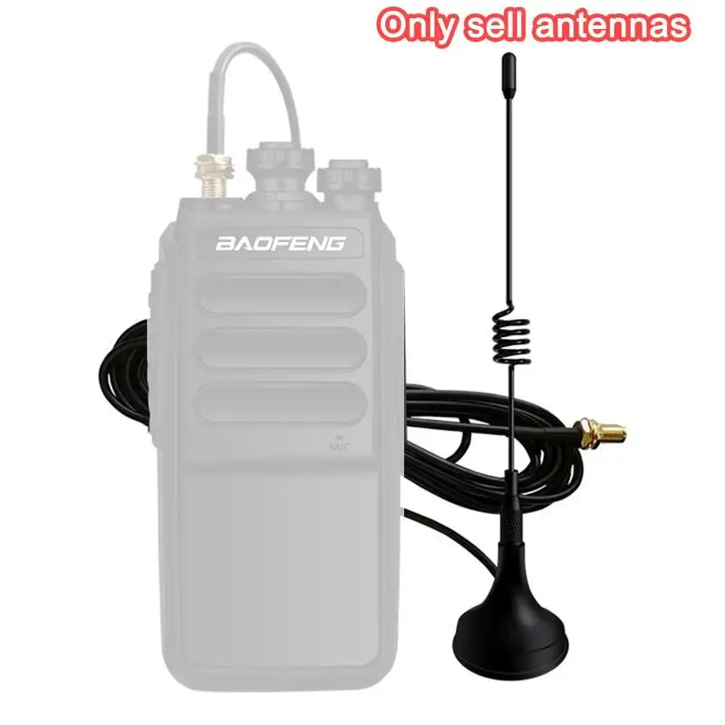 

Walkie Talkie Antenna Small Mini SMA-Female Car Radio Cup Suction Jianwu Gain with High For Baofeng Antenna Sucker C1M1