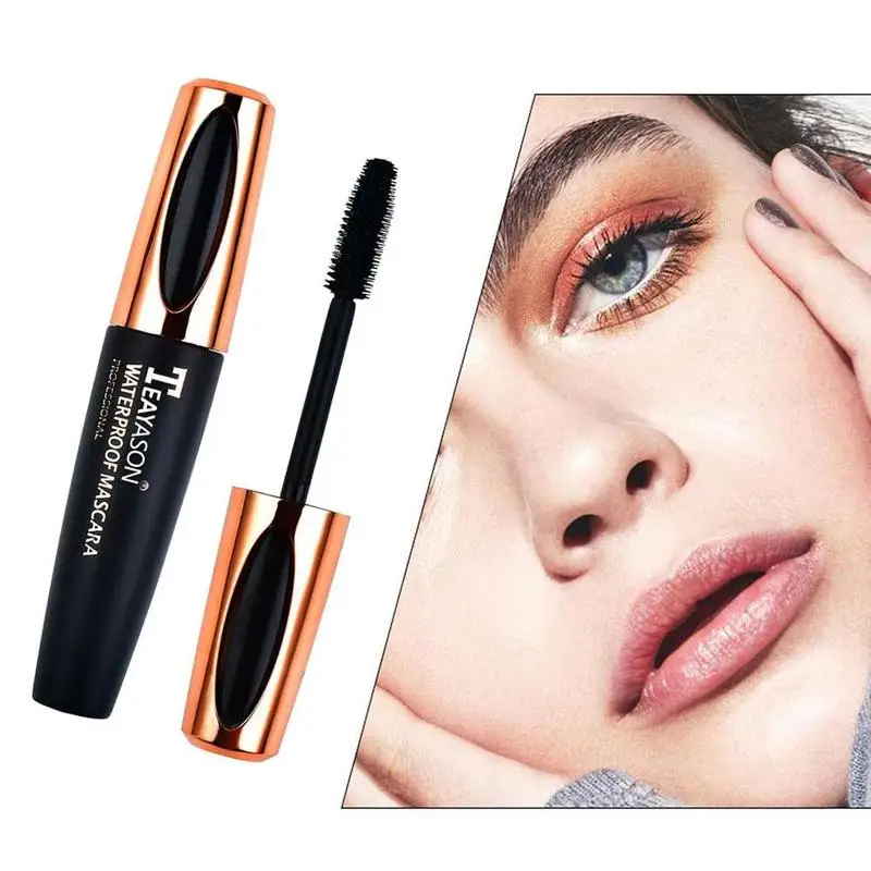 4D Водонепроницаемая Шелковая Маска для ресниц наращивания черные толстые