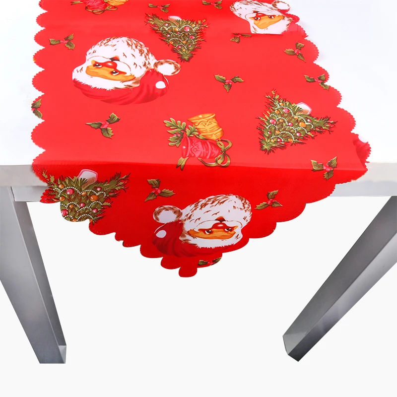 Рождественские украшения для дома Настольная дорожка коврик скатерть и флаги