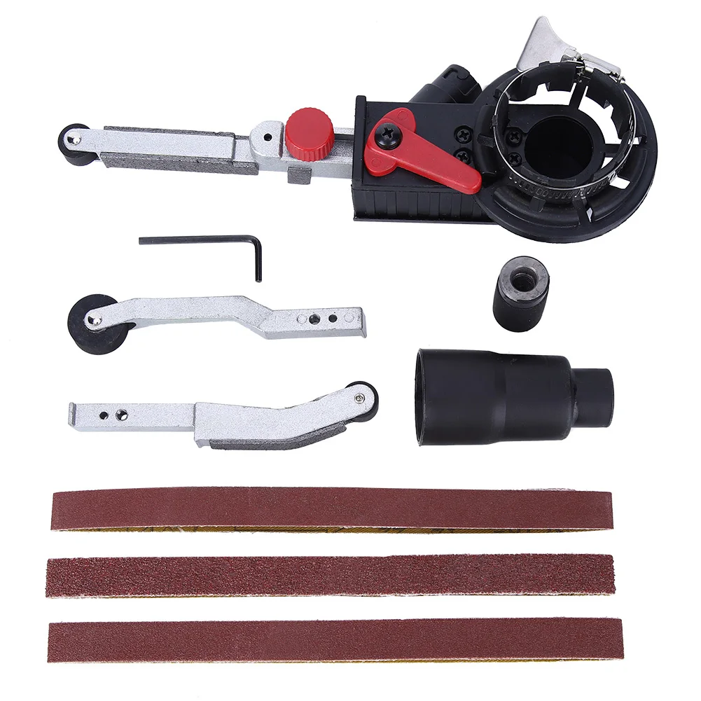 

Belt Sander Angle Grinder Accessories Aluminum Alloy Black 3-Working-Arm for 10mm Spindle