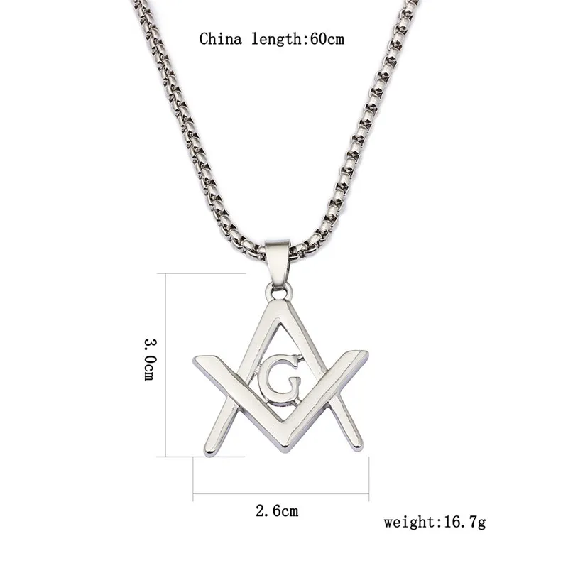 GOINHOT 1 шт. религия масонство ожерелье Хип хоп новая мода с кулоном для женщин и