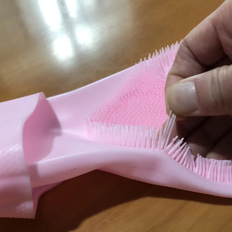 

Dishwashing gloves artifact cat and dog pet bath magic silicone latex female universal household cleaning brush
