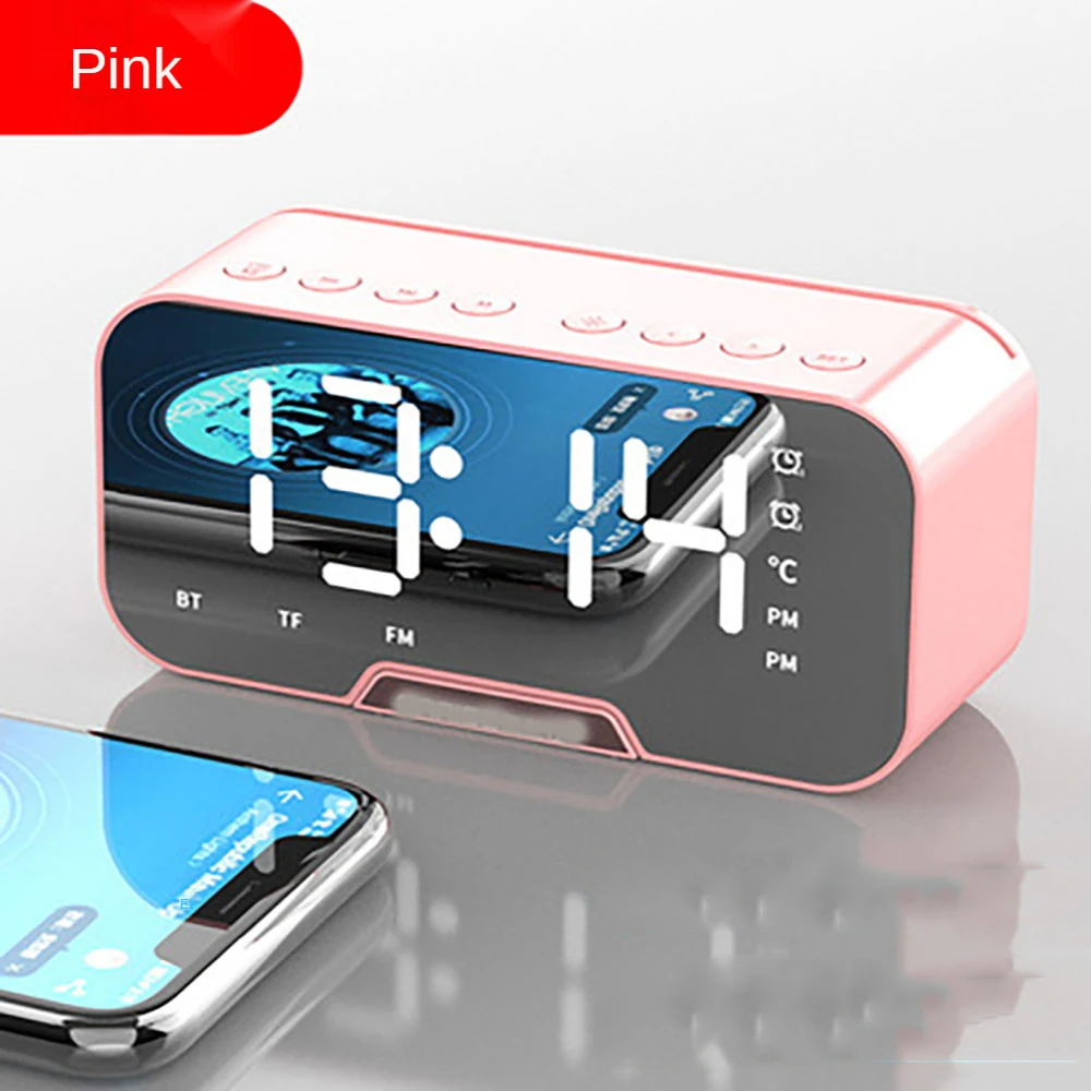 

G10 Wireless Bluetooth Speaker Alarm Clock PortableSmall Mini Cannon Mini Voice Broadcast the Card Instert Vehicular Audio