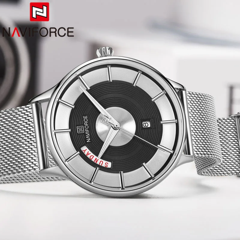 Часы наручные NAVIFORCE Мужские кварцевые спортивные водонепроницаемые армейские