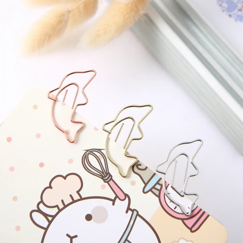 9 шт./упак. MOGII Новинка офисная комплектующие поставки милые Бумага зажимы Kawaii