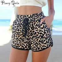 summer new shorts women casual leopard printed h0t sexy beach shorts plus size womens shorts large size
