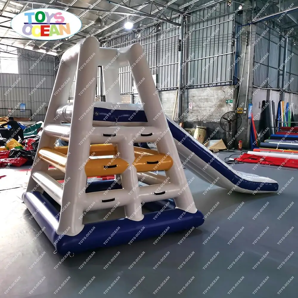 Надувная плавающая водная горка с башней для игр на воде | Игрушки и хобби