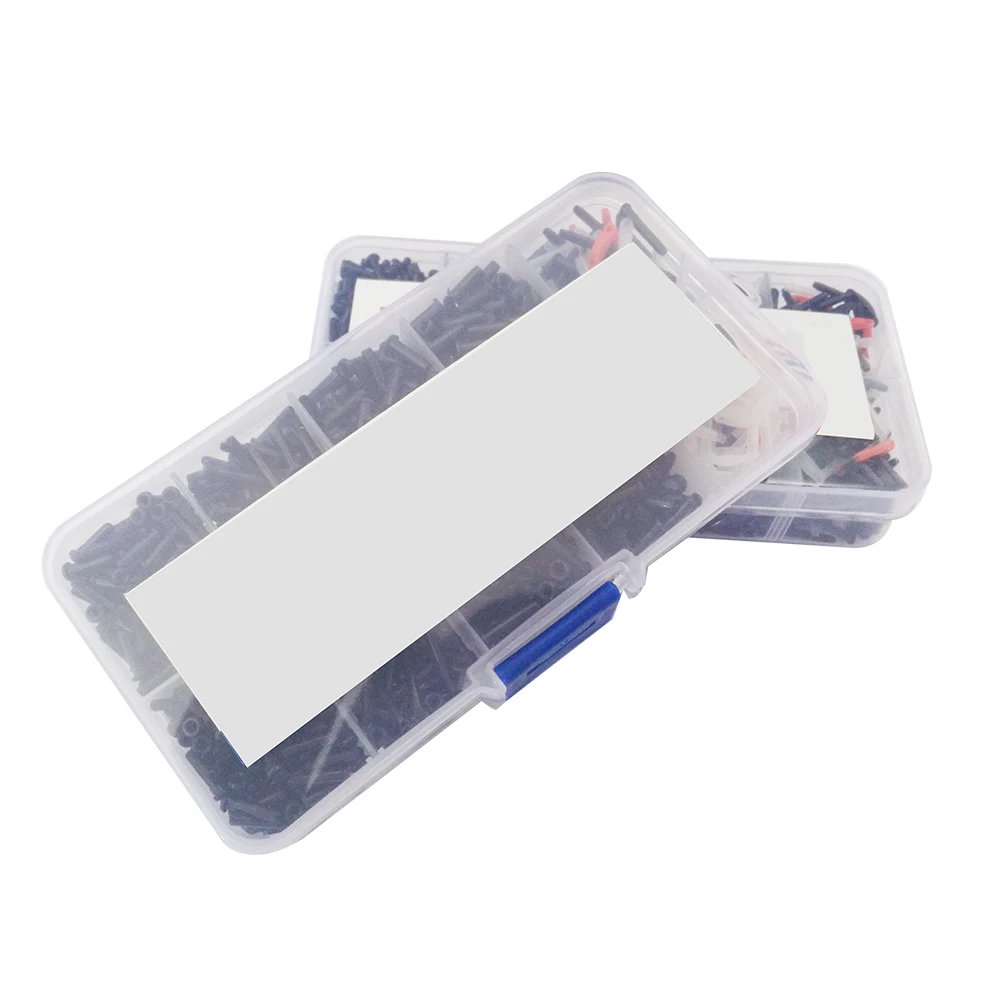 

1500Pcs/Box Black Nylon Badminton Racquet Grommets Eyelets Bucket Stringing Tools For Badminton Sports Accessories