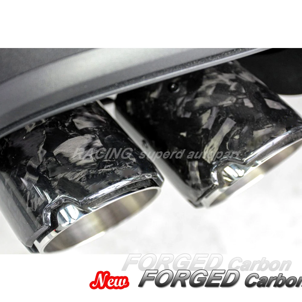 Подлинная Новинка лидер продаж кованый углеродный глушитель наконечник