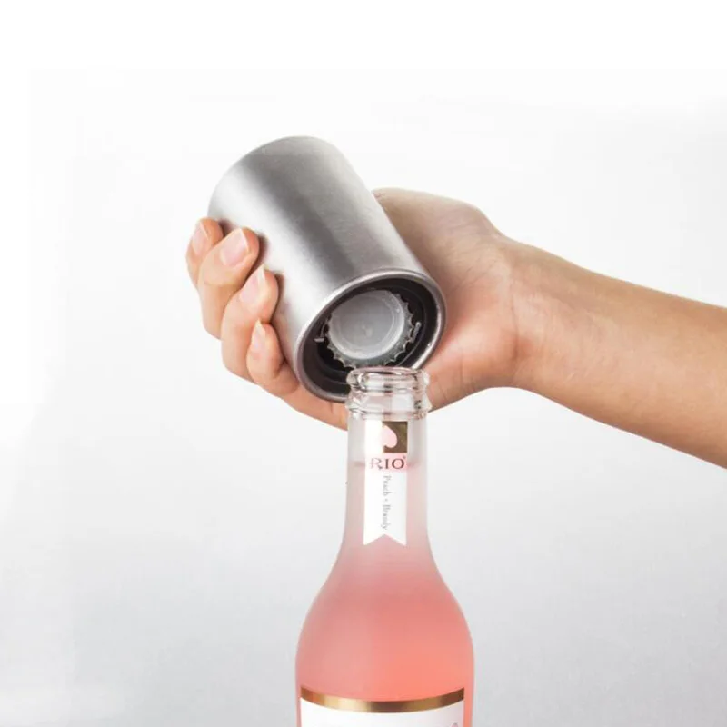 

Stainless Steel Bottle Opener Automatic Beer Soda Cap Wine Drinking Bottle Opener Set Kitchen Accessories Kitchen Tool Gadgets