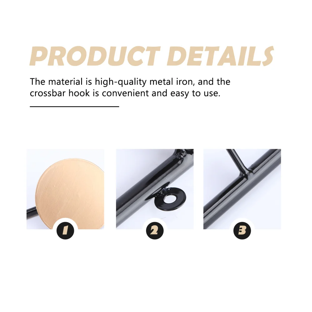 

1Pc Multi-function Hook Wall-mounted Hanger Creative Iron Clothes Hook