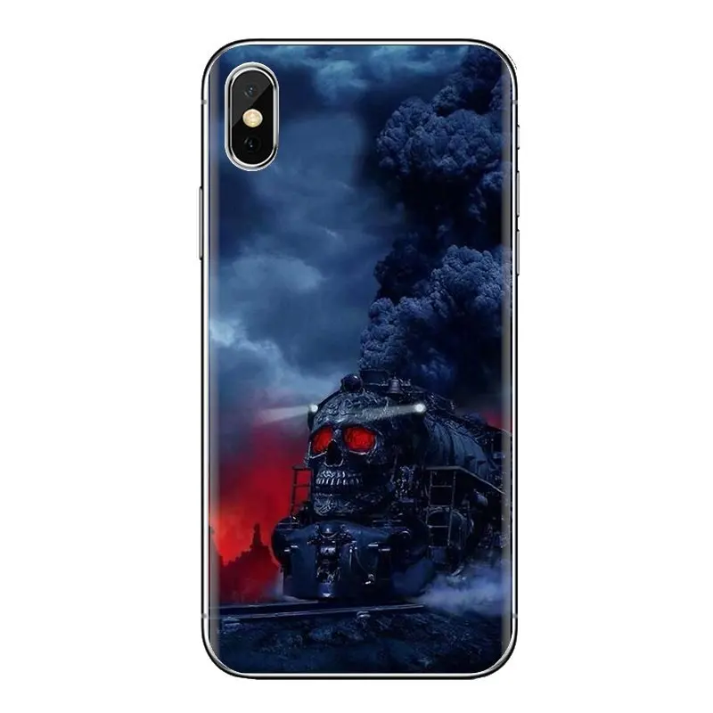 Поезд с паровозом старый поезда для samsung Galaxy S3 S4 S5 мини S6 S7 край S8 S9 S10 Plus Note 3 4 5 8 9