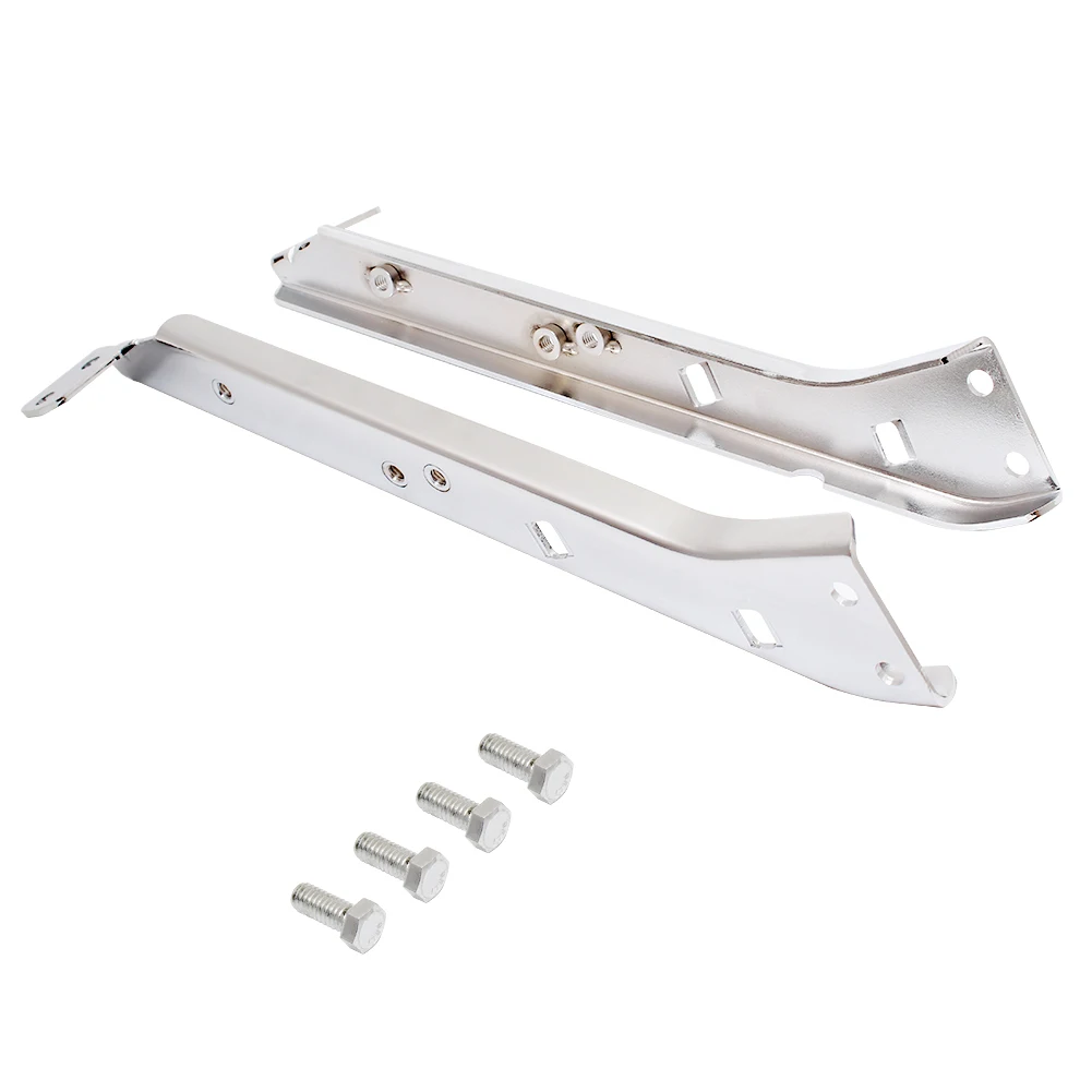 Motorcycle Chrome Drag Heavy Duty Saddlebag Support Brackets For Harley Touring Electra Glide Ultra Classic FLHTCU EFI 1985-2008 |