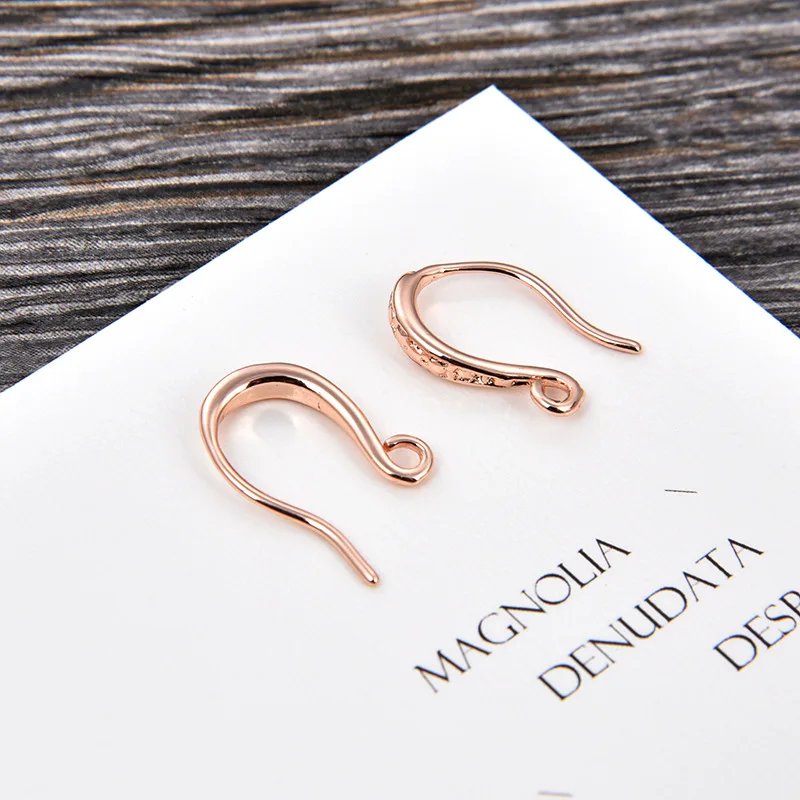 10pcs/lot New Arrival Fashion Simple Gold Plated Findings Earring Hooks Earrings Accessories for Women DIY Jewelry Making